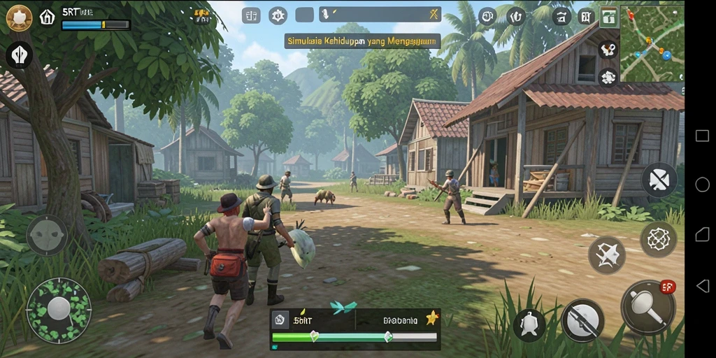 Tampilan gameplay <strong>5RT</strong> yang menarik dalam simulasi kehidupan.
