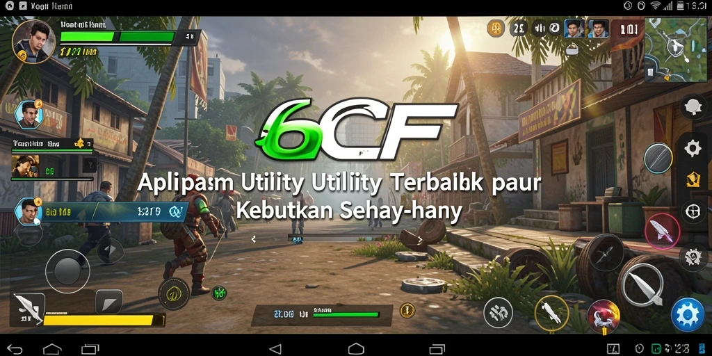Tampilan antarmuka aplikasi Utility 6CF yang user-friendly.