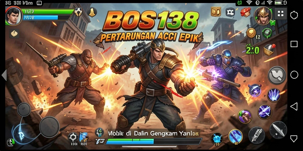 Screenshot gameplay <strong>BOS138</strong> menampilkan aksi seru dan pertarungan yang mendebarkan.