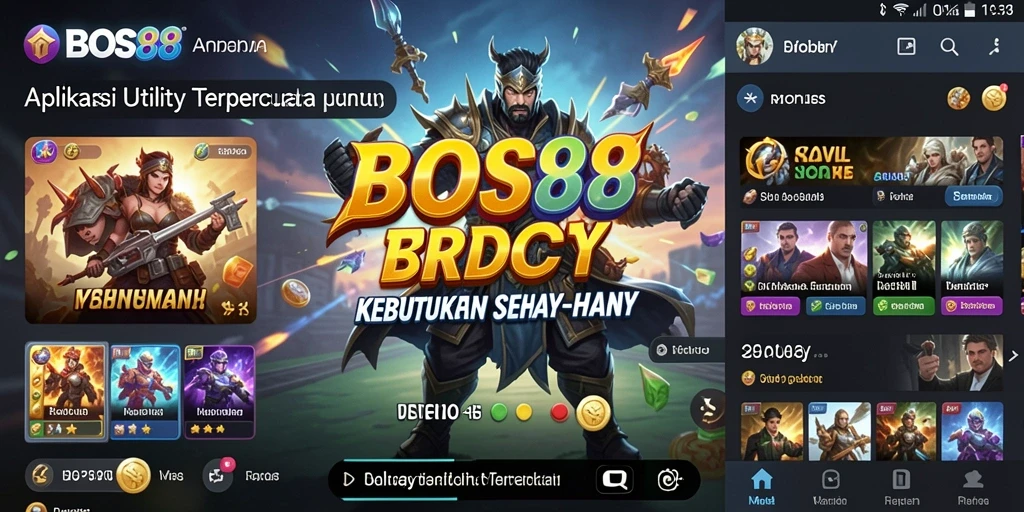 Tampilan antarmuka BOS88 yang user-friendly dan intuitif.