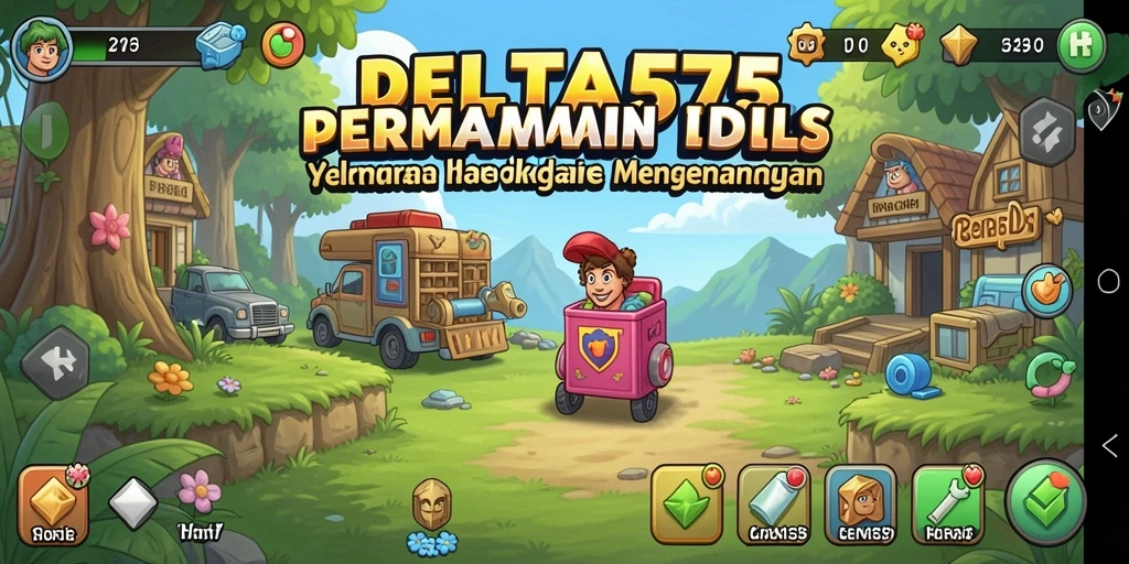Tampilan gameplay menarik dari DELTA575 dengan aktivitas Idle.
