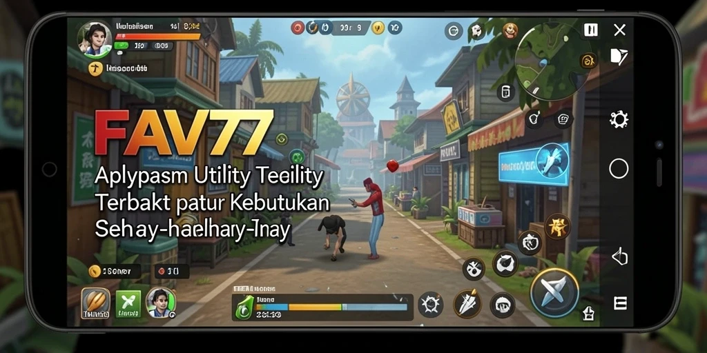 Tampilan antarmuka utama FAV77 yang ramah pengguna.