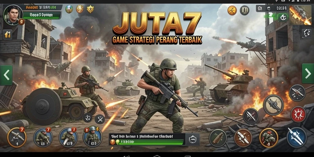 Tampilan gameplay yang mendebarkan di JUTA7.