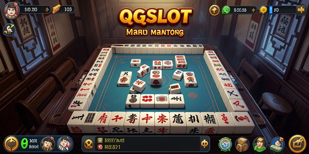 Tampilan gameplay menawan dari QQSLOT dalam aksi Mahjong.