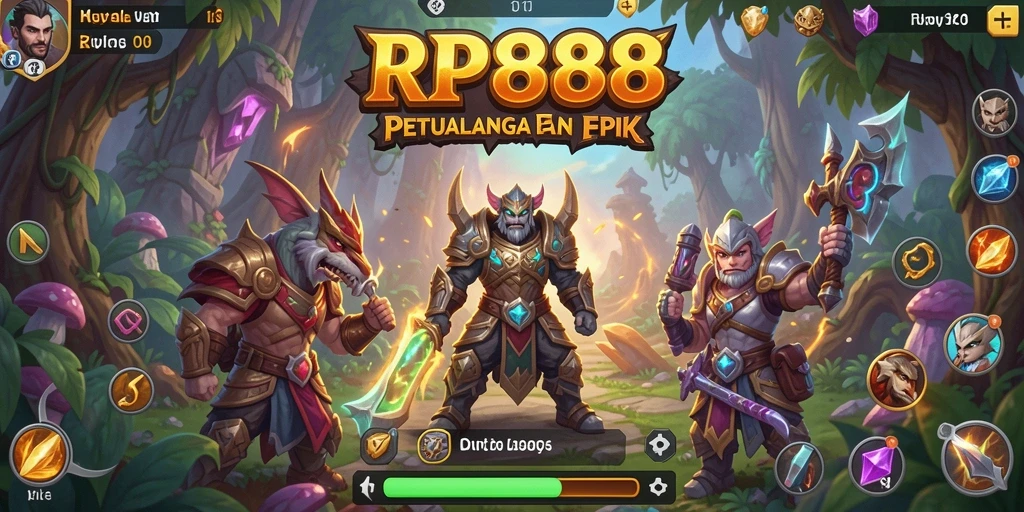 Tampilan menarik dari gameplay RP888 yang penuh aksi dan petualangan.