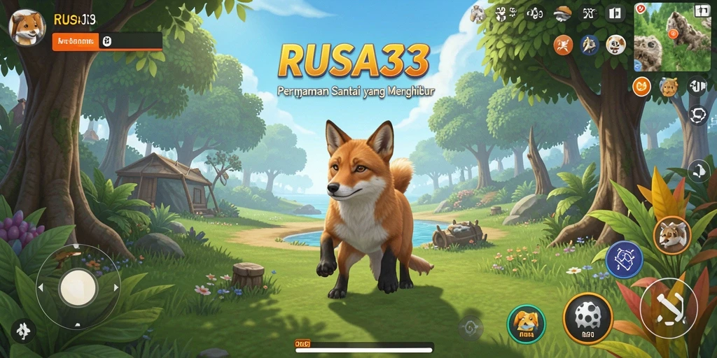 Screenshot RUSA33 menunjukkan gameplay yang ceria dan menghibur.