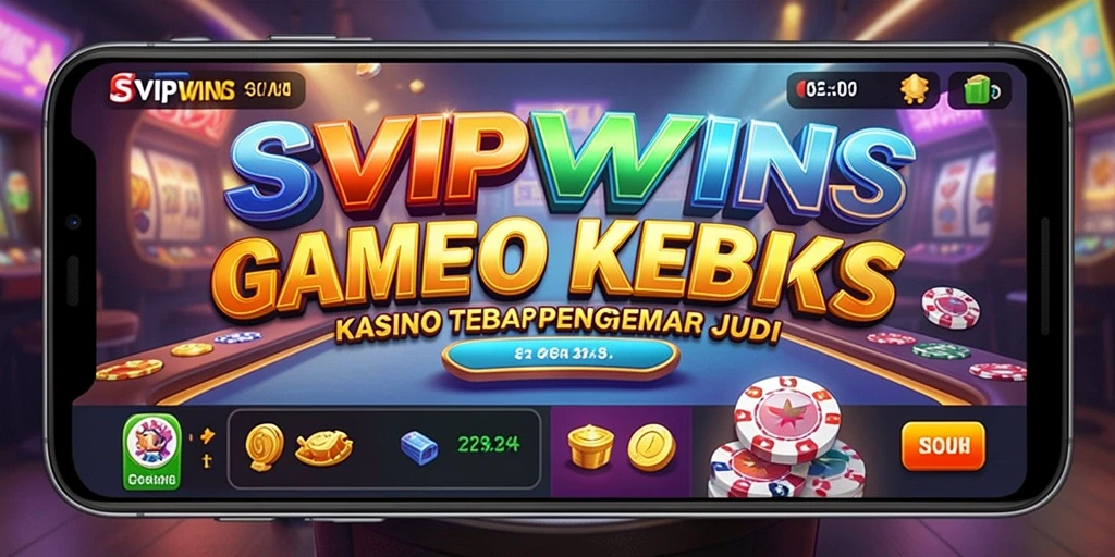 Tampilan menakjubkan dari gameplay SVIPWINS dengan berbagai permainan Kasino.