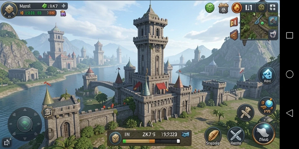 Tampilan gameplay ZK7 dengan strategi Tower Defense yang mendebarkan.