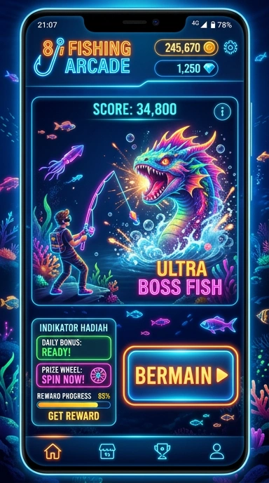 Tampilan antarmuka utama aplikasi 8ii yang user-friendly.